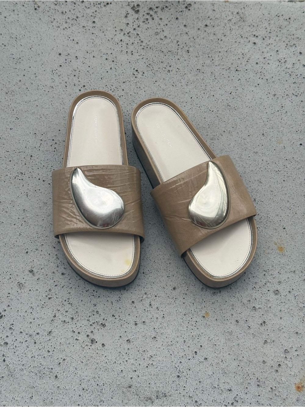 Tory Burch Patos Platform Slide Sandals Size 9